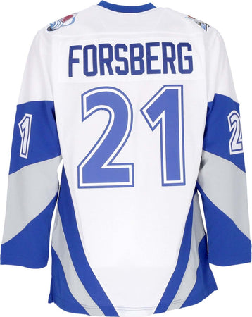 MITCHELL-&amp;-NESS-Casacca-Hockey-Uomo-Nhl-White-Jersey-All-Star-Game-1999-No-21-Forsberg-All-Star-Team-White-da-uomo