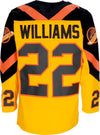 MITCHELL-&-NESS-Casacca-Hockey-Uomo-Nhl-Yellow-Jersey-1981-No-22-Williams-Vancan-Yellow-da-uomo