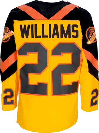 MITCHELL-&amp;-NESS-Casacca-Hockey-Uomo-Nhl-Yellow-Jersey-1981-No-22-Williams-Vancan-Yellow-da-uomo