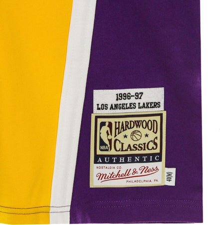 MITCHELL-&amp;-NESS-Casacca-Uomo-Nba-Authentic-Shooting-Shirt-Hardwood-Classics-1996-97-Loslak-Original-Team-Colors-da-uomo