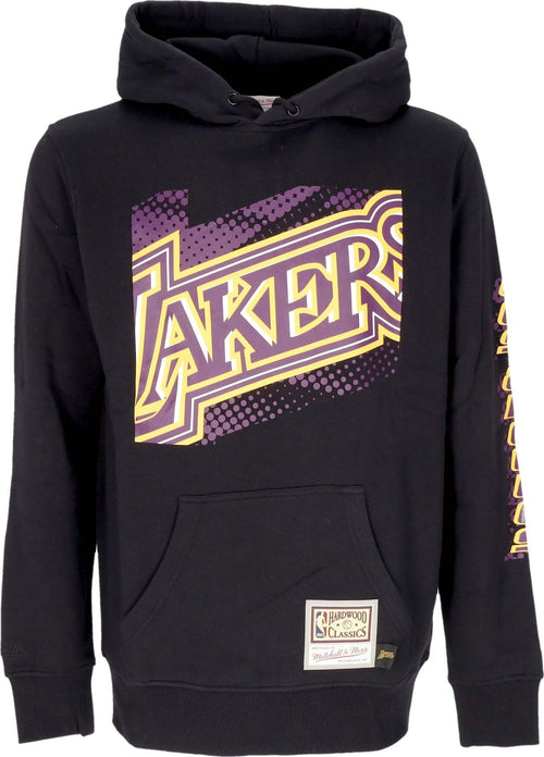 MITCHELL-&-NESS-Felpa-Cappuccio-Uomo-Nba-Big-Face-7.0-Hoodie-Loslak-Black-da-uomo