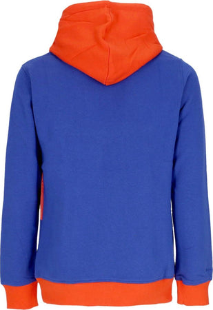 MITCHELL-&amp;-NESS-Felpa-Cappuccio-Uomo-Nba-Big-Face-Hoodie-5.0-Hardwood-Classics-Neykni-Blue-da-uomo