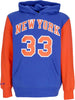 MITCHELL-&amp;-NESS-Felpa-Cappuccio-Uomo-Nba-Fashion-Fleece-Hoodie-1996-No-33-Patrick-Ewing-Hardwood-Classics-Neykni-Original-Team-Colors-da-uomo