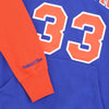 MITCHELL-&-NESS-Felpa-Cappuccio-Uomo-Nba-Fashion-Fleece-Hoodie-1996-No-33-Patrick-Ewing-Hardwood-Classics-Neykni-Original-Team-Colors-da-uomo