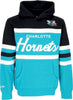 MITCHELL-&amp;-NESS-Felpa-Cappuccio-Uomo-Nba-Head-Coach-Hoodie-Chahor-Original-Team-Colors-da-uomo