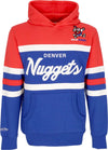 MITCHELL-&-NESS-Felpa-Cappuccio-Uomo-Nba-Head-Coach-Hoodie-Dennug-Original-Team-Colors-da-uomo