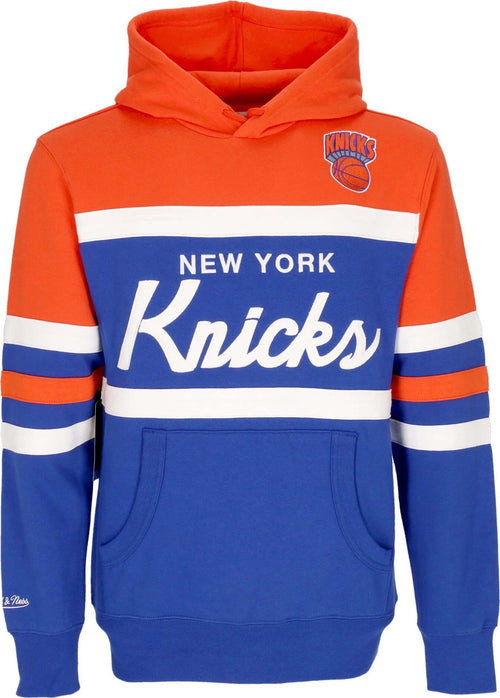 MITCHELL-&-NESS-Felpa-Cappuccio-Uomo-Nba-Head-Coach-Hoodie-Neykni-Original-Team-Colors-da-uomo