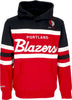 MITCHELL-&amp;-NESS-Felpa-Cappuccio-Uomo-Nba-Head-Coach-Hoodie-Porbla-Original-Team-Colors-da-uomo