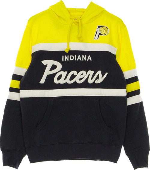 MITCHELL-&-NESS-Felpa-Cappuccio-Uomo-Nba-Head-Coach-Hoody-Hardwood-Classics-Indpac-Original-Team-Colors-da-uomo