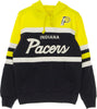 MITCHELL-&amp;-NESS-Felpa-Cappuccio-Uomo-Nba-Head-Coach-Hoody-Hardwood-Classics-Indpac-Original-Team-Colors-da-uomo