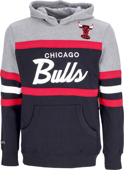 MITCHELL-&-NESS-Felpa-Cappuccio-Uomo-Nba-Headcoach-Hoodie-Hardwood-Classics-Chibul-Black-da-uomo
