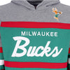 MITCHELL-&-NESS-Felpa-Cappuccio-Uomo-Nba-Headcoach-Hoodie-Hardwood-Classics-Milbuc-Dark-Green-da-uomo