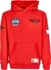 MITCHELL-&amp;-NESS-Felpa-Cappuccio-Uomo-Nba-Hometown-Fleece-Hoodie-Atlhaw-Red-da-uomo