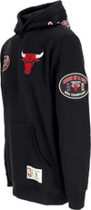 MITCHELL-&-NESS-Felpa-Cappuccio-Uomo-Nba-Hometown-Fleece-Hoodie-Chibul-Black-da-uomo