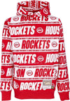 MITCHELL-&-NESS-Felpa-Cappuccio-Uomo-Nba-Teamwrap-Hoodie-Hardwood-Classics-Houroc-Red-da-uomo