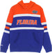 MITCHELL-&-NESS-Felpa-Cappuccio-Uomo-Ncaa-Head-Coach-Hoodie-Flogat-Royal/orange-da-uomo