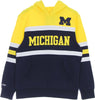 MITCHELL-&amp;-NESS-Felpa-Cappuccio-Uomo-Ncaa-Head-Coach-Hoodie-Msuspa-Navy/yellow-da-uomo