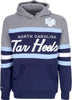 MITCHELL-&amp;-NESS-Felpa-Cappuccio-Uomo-Ncaa-Headcoach-Hoodie-Unchee-Navy-da-uomo