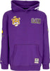 MITCHELL-&amp;-NESS-Felpa-Cappuccio-Uomo-Ncaa-Hometown-Fleece-Hoodie-Loutig-Purple-da-uomo