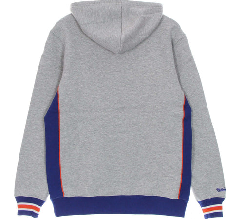 MITCHELL-&amp;-NESS-Felpa-Cappuccio-Uomo-Ncaa-Pinnacle-Heavyweight-Fleece-Hoodie-Flogat-Royal/orange-da-uomo