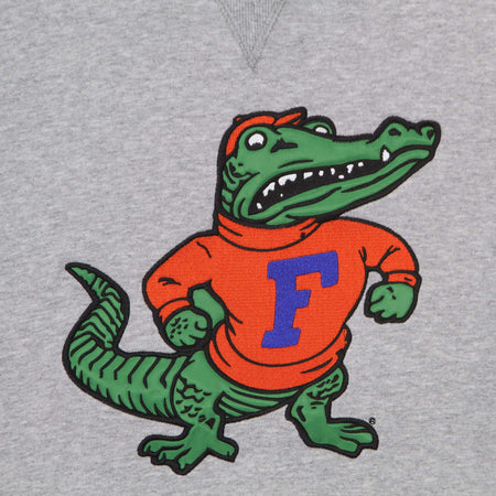 MITCHELL-&amp;-NESS-Felpa-Cappuccio-Uomo-Ncaa-Pinnacle-Heavyweight-Fleece-Hoodie-Flogat-Royal/orange-da-uomo