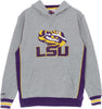 MITCHELL-&amp;-NESS-Felpa-Cappuccio-Uomo-Ncaa-Pinnacle-Heavyweight-Fleece-Hoodie-Loutig-Purple/yellow-da-uomo