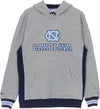 MITCHELL-&-NESS-Felpa-Cappuccio-Uomo-Ncaa-Pinnacle-Heavyweight-Fleece-Hoodie-Unchee-Navy/light-Blue-da-uomo