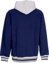 MITCHELL-&-NESS-Felpa-Cappuccio-Uomo-Ncaa-Premium-Fleece-Vintage-Logo-Hoodie-Geohoy-Navy-da-uomo