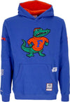 MITCHELL-&-NESS-Felpa-Cappuccio-Uomo-Ncaa-Team-Origins-Fleece-Hoodie-Flogat-Royal-da-uomo
