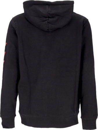 MITCHELL-&amp;-NESS-Felpa-Cappuccio-Uomo-Nfl-Big-Face-7.0-Hoodie-Kanchi-Black-da-uomo