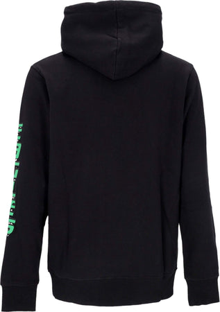 MITCHELL-&amp;-NESS-Felpa-Cappuccio-Uomo-Nfl-Big-Face-7.0-Hoodie-Phieag-Black-da-uomo