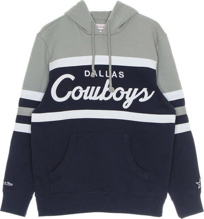 MITCHELL-&-NESS-Felpa-Cappuccio-Uomo-Nfl-Head-Coach-Hoody-Dalcow-Original-Team-Colors-da-uomo