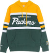 MITCHELL-&-NESS-Felpa-Cappuccio-Uomo-Nfl-Head-Coach-Hoody-Grepac-Original-Team-Colors-da-uomo
