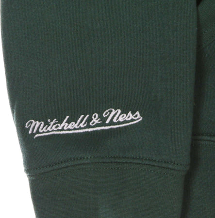 MITCHELL-&amp;-NESS-Felpa-Cappuccio-Uomo-Nfl-Head-Coach-Hoody-Grepac-Original-Team-Colors-da-uomo