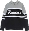 MITCHELL-&-NESS-Felpa-Cappuccio-Uomo-Nfl-Head-Coach-Hoody-Oakrai-Original-Team-Colors-da-uomo