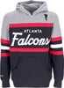 MITCHELL-&amp;-NESS-Felpa-Cappuccio-Uomo-Nfl-Headcoach-Hoodie-Atlfal-Black-da-uomo