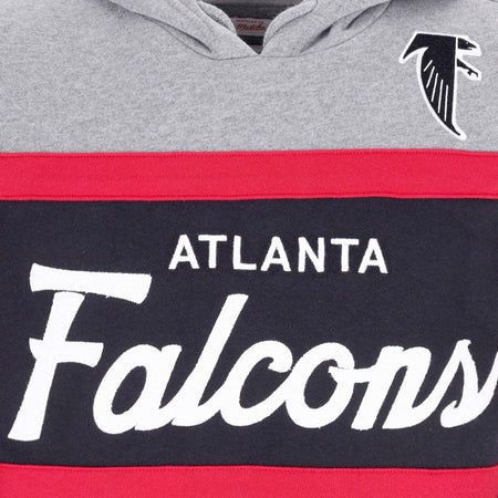 MITCHELL-&amp;-NESS-Felpa-Cappuccio-Uomo-Nfl-Headcoach-Hoodie-Atlfal-Black-da-uomo