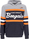 MITCHELL-&-NESS-Felpa-Cappuccio-Uomo-Nfl-Headcoach-Hoodie-Cinben-Black-da-uomo
