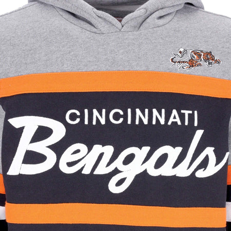 MITCHELL-&amp;-NESS-Felpa-Cappuccio-Uomo-Nfl-Headcoach-Hoodie-Cinben-Black-da-uomo