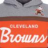 MITCHELL-&-NESS-Felpa-Cappuccio-Uomo-Nfl-Headcoach-Hoodie-Clebro-Orange-da-uomo