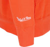 MITCHELL-&-NESS-Felpa-Cappuccio-Uomo-Nfl-Headcoach-Hoodie-Clebro-Orange-da-uomo