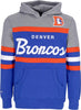 MITCHELL-&amp;-NESS-Felpa-Cappuccio-Uomo-Nfl-Headcoach-Hoodie-Denbro-Royal-da-uomo