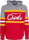 MITCHELL-&-NESS-Felpa-Cappuccio-Uomo-Nfl-Headcoach-Hoodie-Kanchi-Scarlet-da-uomo
