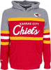 MITCHELL-&amp;-NESS-Felpa-Cappuccio-Uomo-Nfl-Headcoach-Hoodie-Kanchi-Scarlet-da-uomo