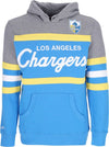MITCHELL-&-NESS-Felpa-Cappuccio-Uomo-Nfl-Headcoach-Hoodie-Loscha-Light-Blue-da-uomo