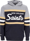 MITCHELL-&-NESS-Felpa-Cappuccio-Uomo-Nfl-Headcoach-Hoodie-Neosai-Black-da-uomo