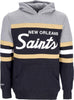 MITCHELL-&amp;-NESS-Felpa-Cappuccio-Uomo-Nfl-Headcoach-Hoodie-Neosai-Black-da-uomo