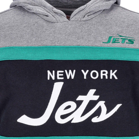 MITCHELL-&amp;-NESS-Felpa-Cappuccio-Uomo-Nfl-Headcoach-Hoodie-Neyjet-Black-da-uomo