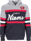 MITCHELL-&-NESS-Felpa-Cappuccio-Uomo-Nfl-Headcoach-Hoodie-Saf49e-Black-da-uomo