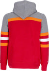 MITCHELL-&-NESS-Felpa-Cappuccio-Uomo-Nfl-Headcoach-Hoodie-Tambuc-Scarlet-da-uomo